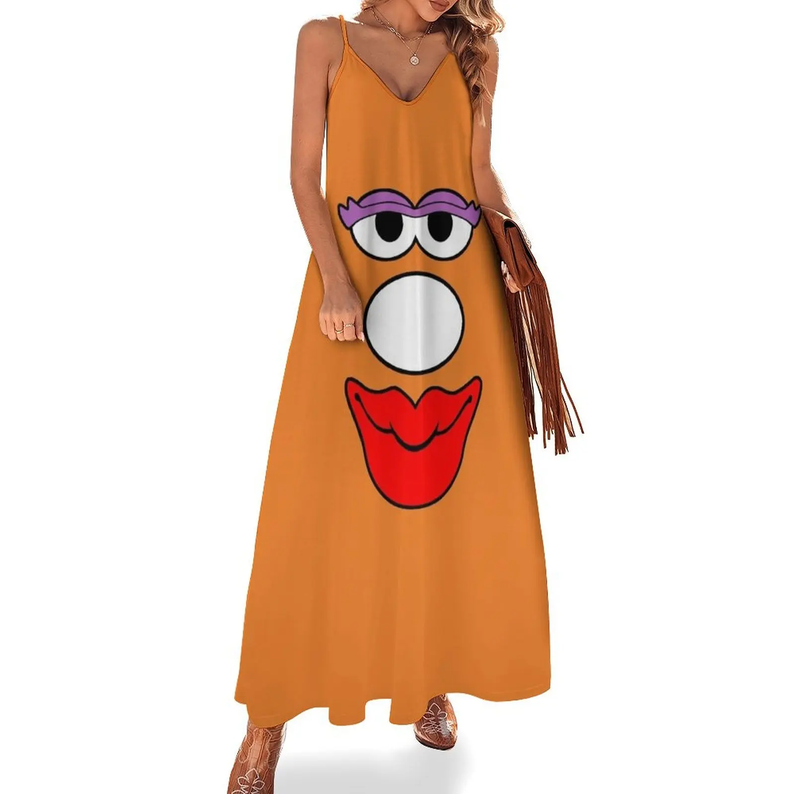 

Mrs Potato Head Sleeveless Dress Evening dresses Party dresses for women