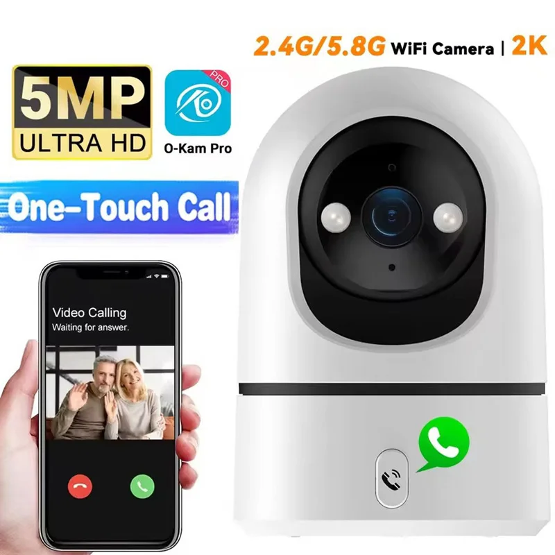 Wifi Home Wireless One-click Call Intelligent Monitoring Remote Indoor Monitoring 360° High-definition Night Vision Camera 2026