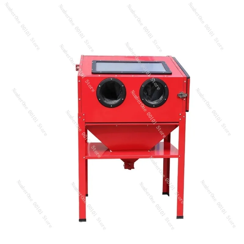 Manual Small Box-type Friendly Mobile Sandblasting Machine rust Removal Polishing Renovation Sand Blasting Machine