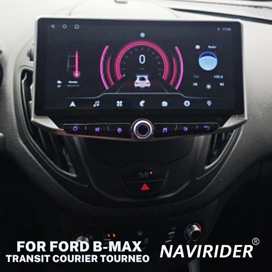Car Radio For Ford B-Max Transit Courier Tourneo 2012 - 2018 Navigation GPS Android Auto Carplay Multimedia Player WiFi No 2din