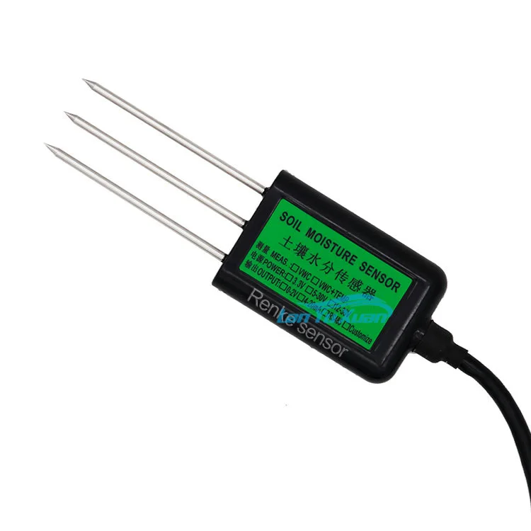 

RS485 4-20mA Soil Temperature Humidity EC Sensors Moisture Conductivity Sensor