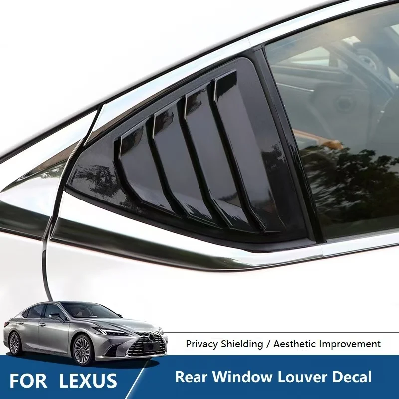 

Exterior Louver Decorations for Triangle Windows Rear Side Windows, Suitable for Lexus ES200 Modification ES300h250 Decoratio