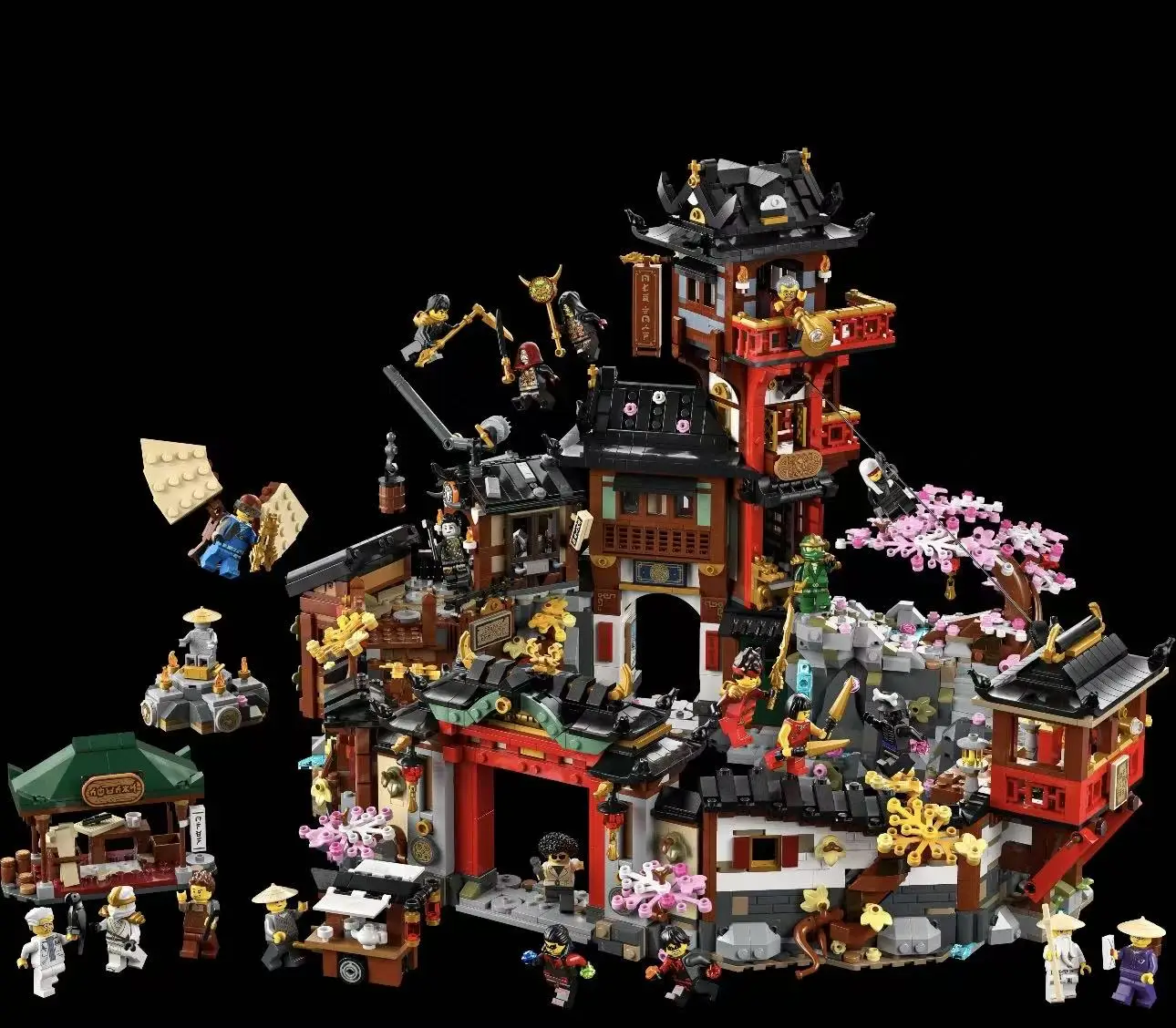 2026 New Model Old Town Building Blocks Children's Toys New Year Birthday Gift