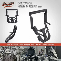 For Yamaha Tracer 9 GT+ 9GT Plus 2023-2024 Cellphone Phone GPS Navigation Mount Bracket Bar Extension Stand Holder Support 9GT+