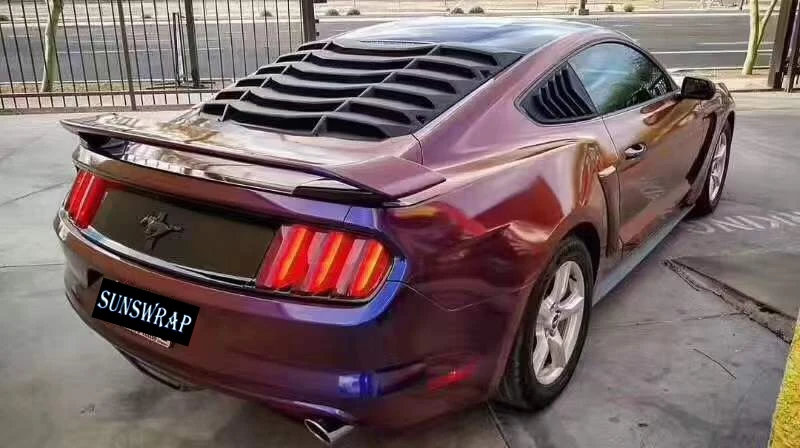 

HD PET Thunder Lightning Sparkling Chameleon Gloss Vinyls Flip Flop Car Wrapping Film With PET Liner 5x59ft/roll