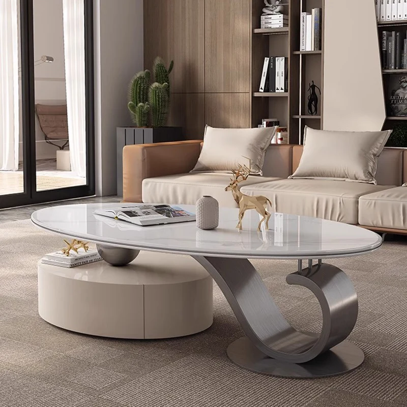 

Italian Unique Coffee Table Space Saving Minimalist Aesthetic Side Table Nordic Italian Computer Mesas Bajas Home Furniture