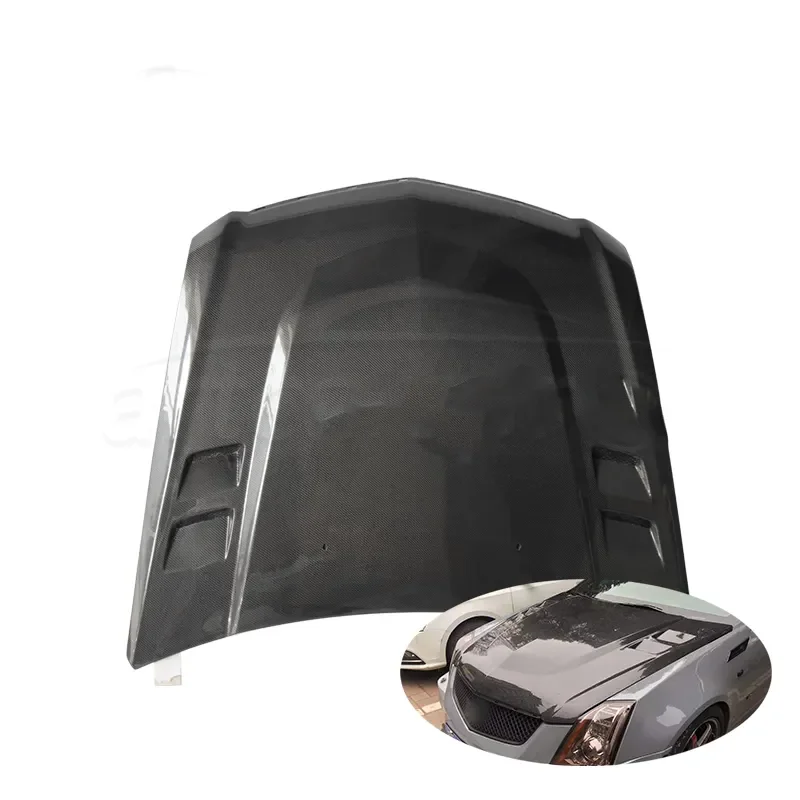 Car Parts Carbon Fiber Hood for Cadillac Cts 2009 2010 2011 2012 2013