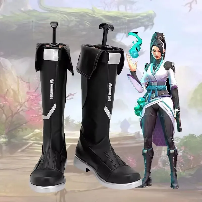 لعبة VALORANT Shoe Sage Cosplay Shoes