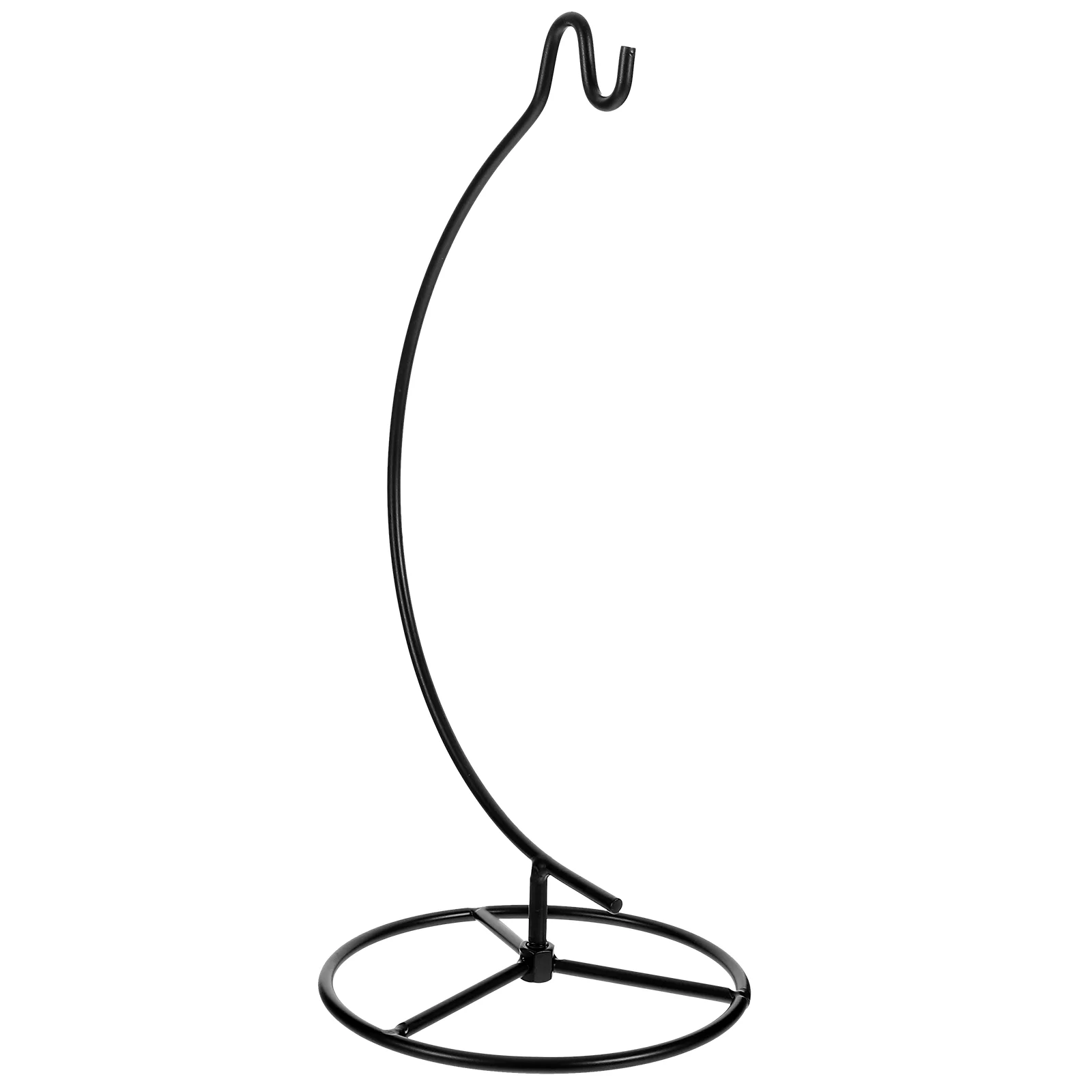 Plant Hanging Stand Hook Iron Frame Indoor Home Furnishings Micro Landscape Hanger Moon-shaped Bottle Bracket Metal