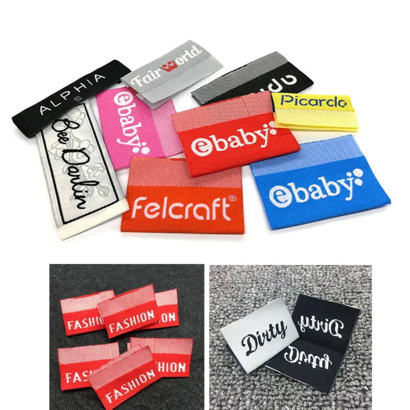 Plussign Personize Logo Cotton Tags For Wigs Brand Tag For Wig Grip And Hair Caps Cloth Label Sewing Fabric Accessories