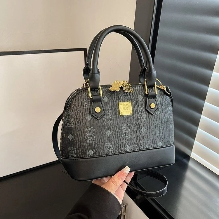 

2026 New Women's Shell Bag, Vintage Floral Print Adjustable Shoulder Crossbody Bag, Boho Chic Top Handle Purse Women Handbags