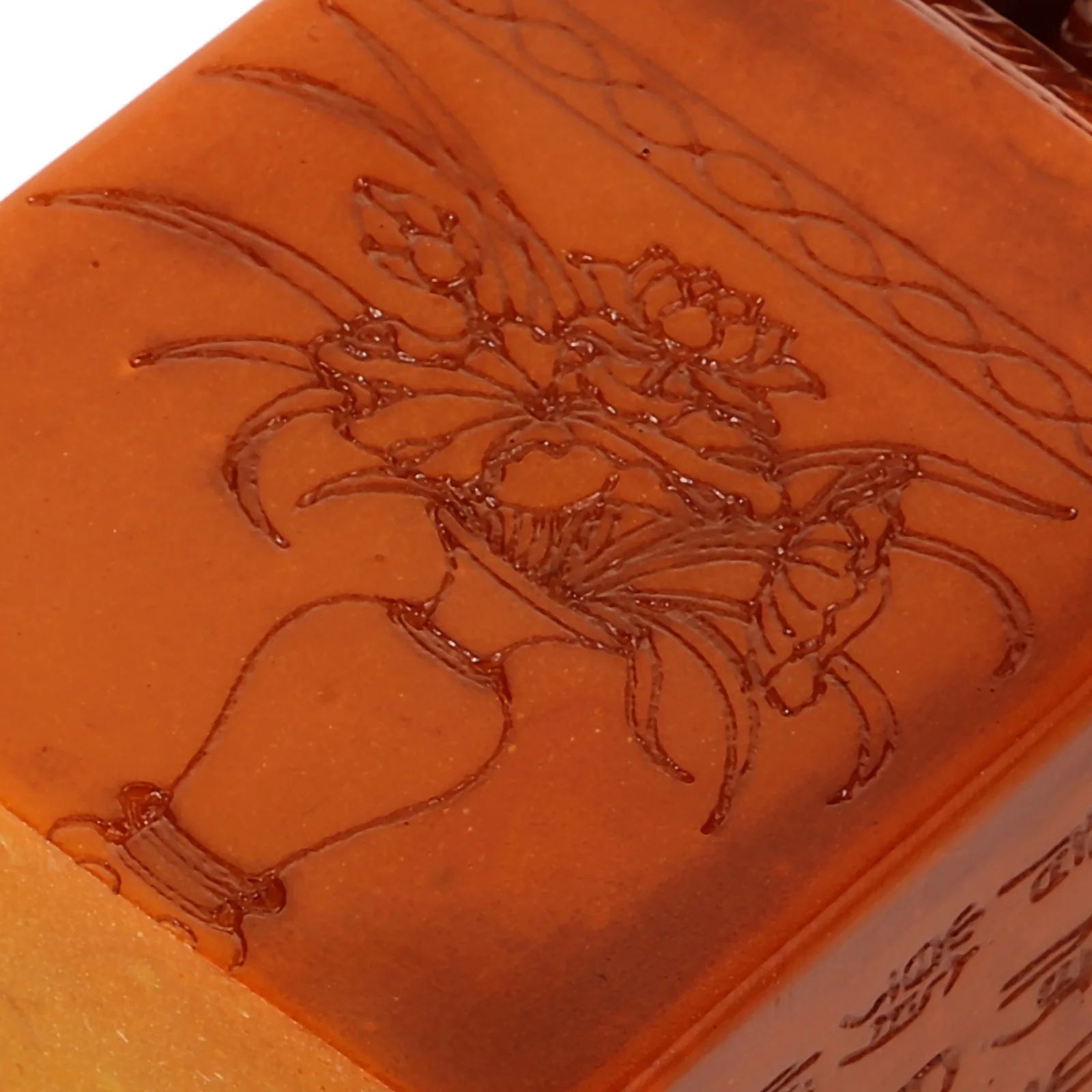

Custom Yellow Seal Stamps Blank DIY Art Chapter Material for Craft Calligraphy Chinese Style Ink Pad