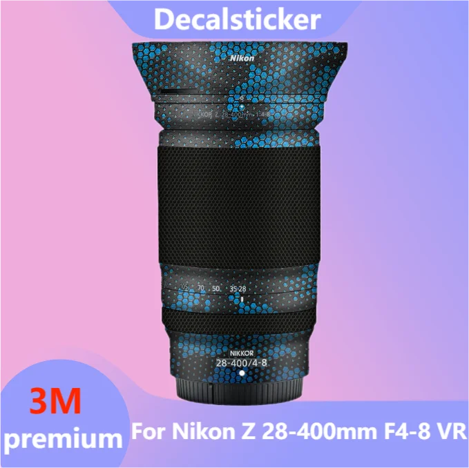 For Nikon Z 28-400mm F4-8 VR Lens Sticker Protective Skin Decal Vinyl Wrap Film Anti-Scratch Protector Coat Z24-400 F\4-8