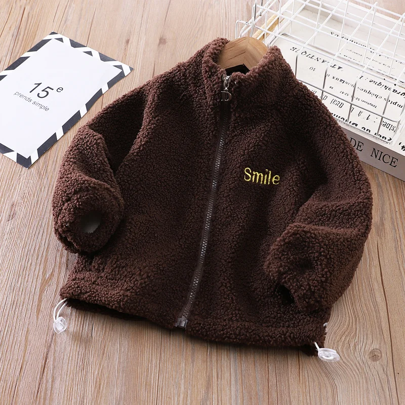 

Boys Coat Jacket Cotton Windbreak 2024 Lovely Warm Plus Thicken Spring Autumn High Quality Children's Clothing