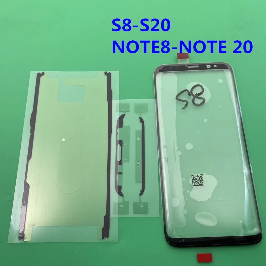 Replacement External Glass FOR Samsung Galaxy S8 S9 S10 S20 S21 NOTE 10 20 Ultra PLUS LCD Display Touch Screen Front Glass Lens