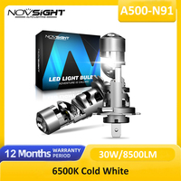 Novsight N91 H7 LED Headlight For Car H4 LED H11 9005 9006 HB2 HB4 30W 8500LM 6500K 12V LED Auto Headlamp Fog Light Bulbs