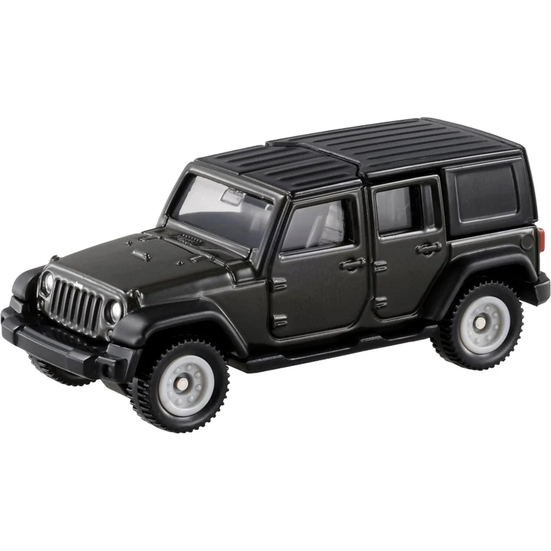 TOMY-Jeep Wrangler Toy Car for Children, Toy Vehicle, Toy Vehicle, Diecast Metal Model, Present Decoration, Original peuvIns Decor, 10cm, 64/1