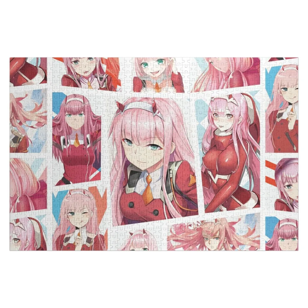 DARLING in the FRANXX 002 Anime Girl Zero Two Jigsaw Puzzle Personalised Personalized Photo Gift Wood Photo Personalized Puzzle