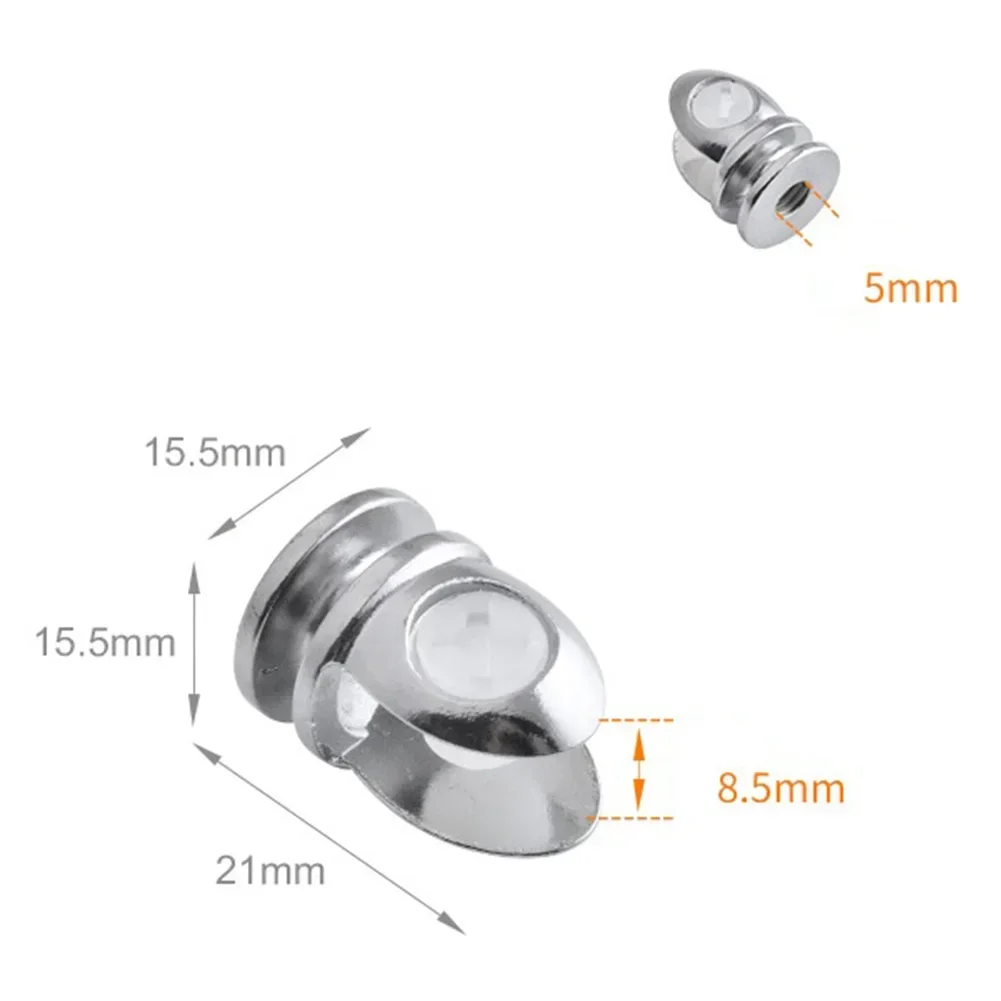

4pcs Adjustable Shelf Support Clamp Clip For 5mm-8mm Thick Glass Partition Holder Glass Shelf Support Brackets home Hardware
