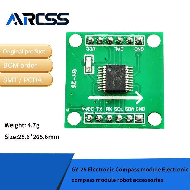 GY-26 وحدة البوصلة الإلكترونية وحدة البوصلة الإلكترونية ملحقات الروبوت