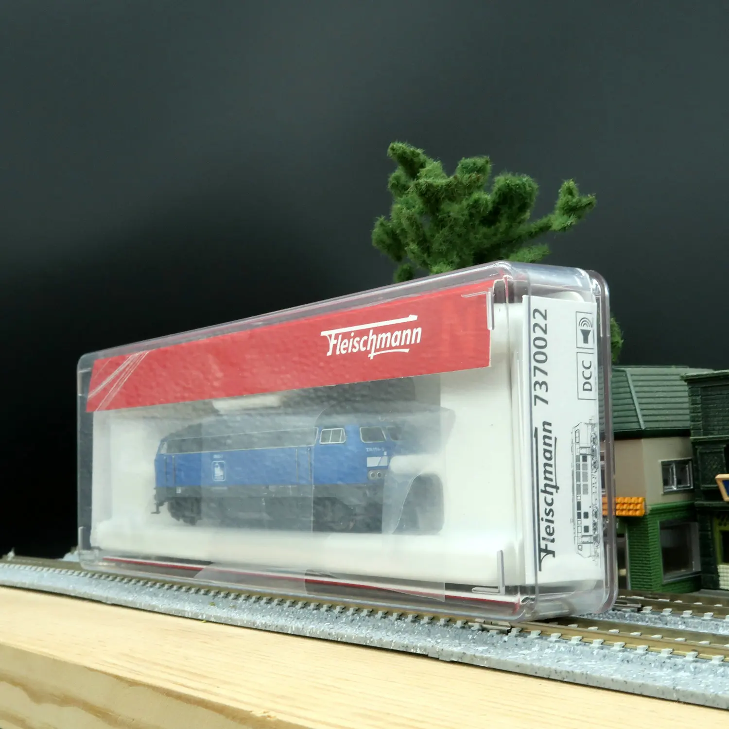 FLEISCHMANN N-type 1/160 BR218 Diesel Locomotive 7360022/7370022 DCC/DC Two Options Blue Train Model Boy Toy Gift