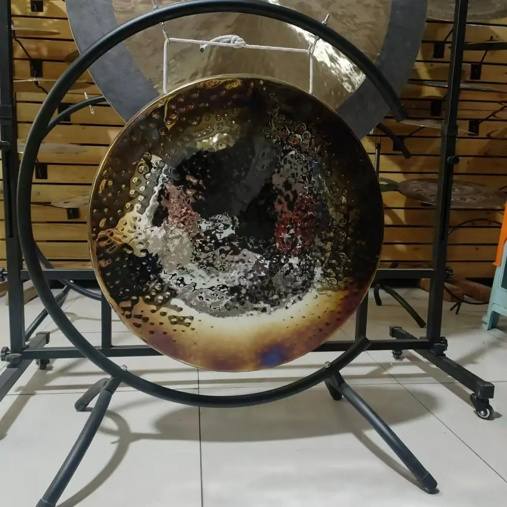 

Звукозаживляющие гонги-18–28 дюймов Зеркальный гонг из никелевого сплава со стальной подставкой C и молотком с высокой вибрацией для йоги и медитации