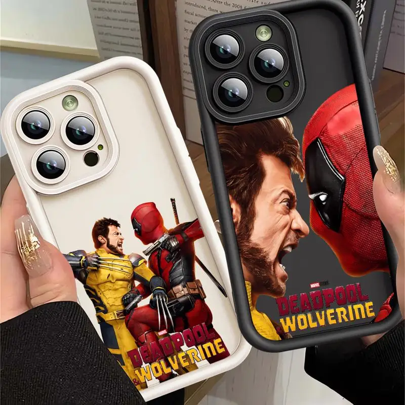 Marvel New Mutant Deadpool Phone case for Apple iPhone 12 14 Pro cases 11Pro Max 11 16 Plus 13Pro max 15plus 11pro funda Cover