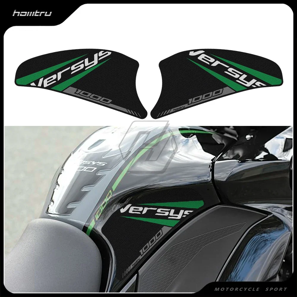 

Motorcycle Side Tank Pad Protection Knee Grip Anti-slip for Kawasaki VERSYS 1000 2016-2022