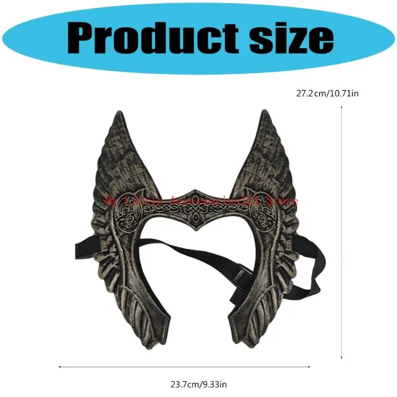 قناع وجه بلاستيكي مفصل من Anime Convention ملحق زي تنكري للنساء والفتيات #6