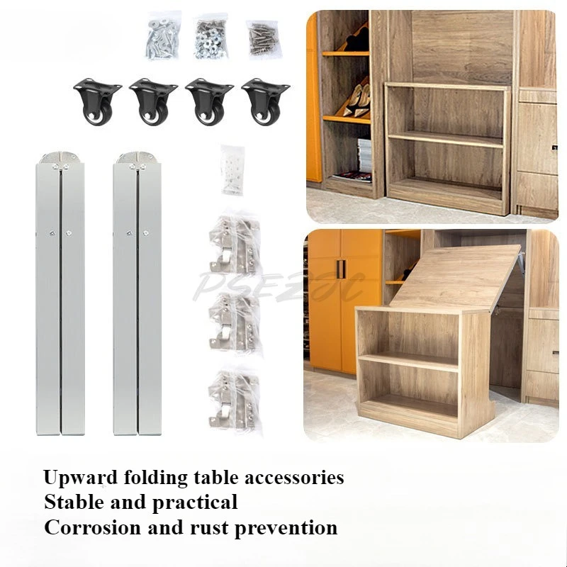 Table Connector Invisible Upward Folding Table Telescopic Dining Table Hardware Accessories Furniture Multifunctional
