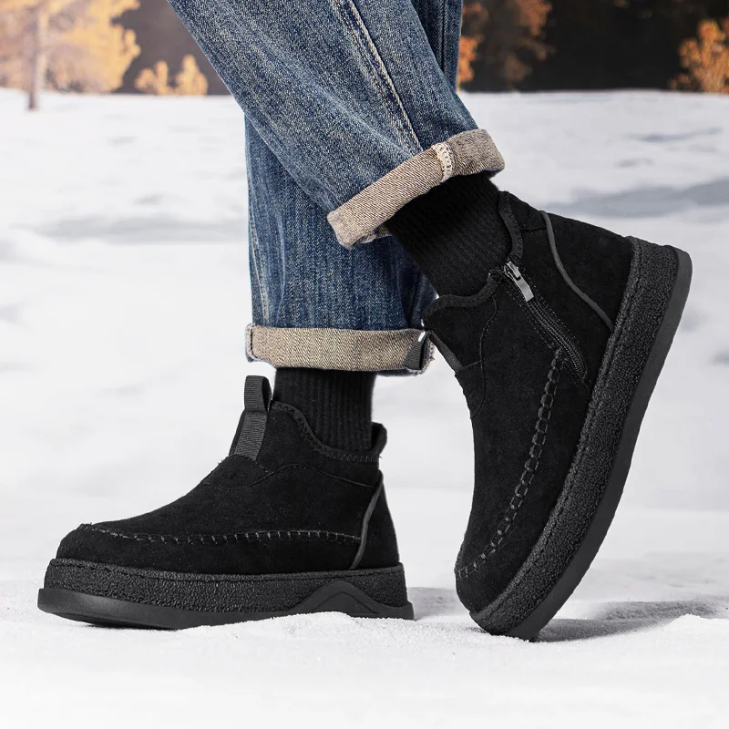 

Hot Selling New Men's Shoes This Season, Matte Leather Flat Shoes, Casual Shoes, Breathable and Comfortable Hiking Shoes 39-44