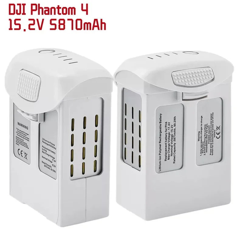 

Phantom 4 15.2V 5870mAh Intelligent Flight Replacement Battery for DJI Phantom 4 Series Drones DJI Phantom 4 Pro