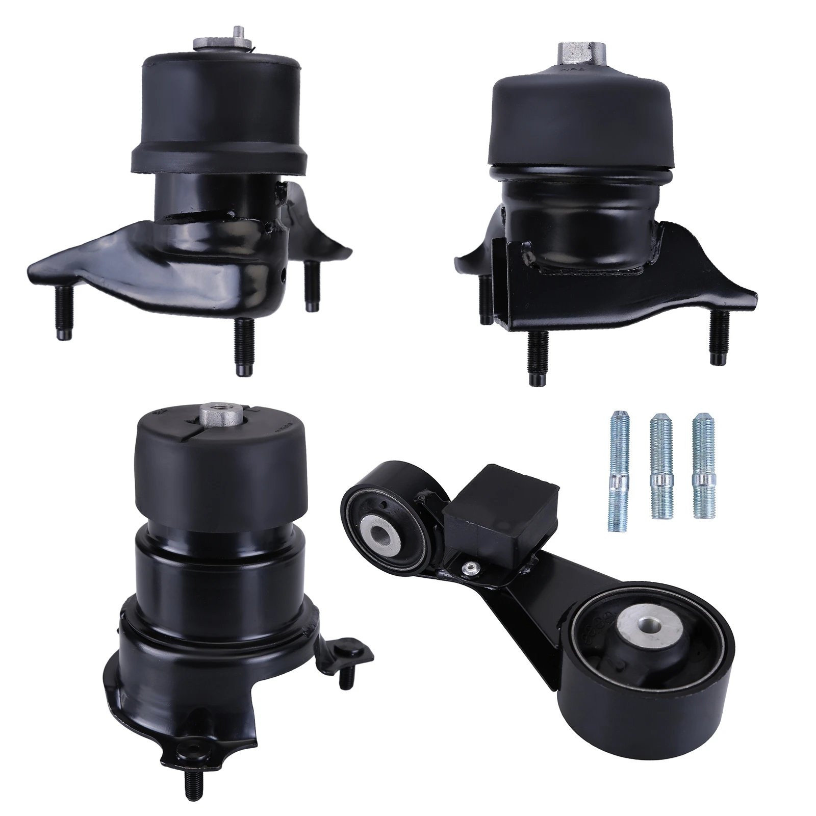 4Pcs Engine Motor and Transmission Mount Set, Compatible with 2012-2017 Toyota Camry, Part Numbers: A4288, A62062, A62081, A7200