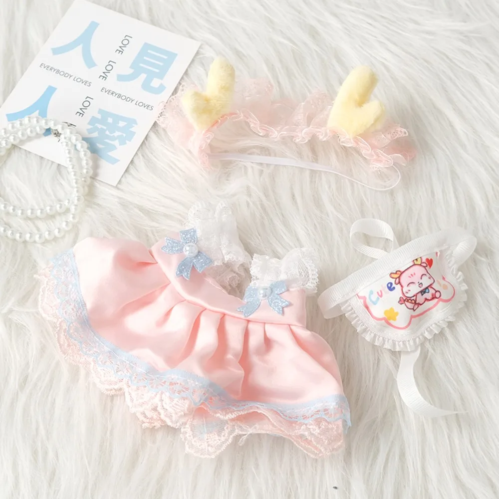 Cute DIY Doll Skirts Sets 20cm Multiple Styles Maidservant Skirt Doll's Clothing Baby Accessories view 5