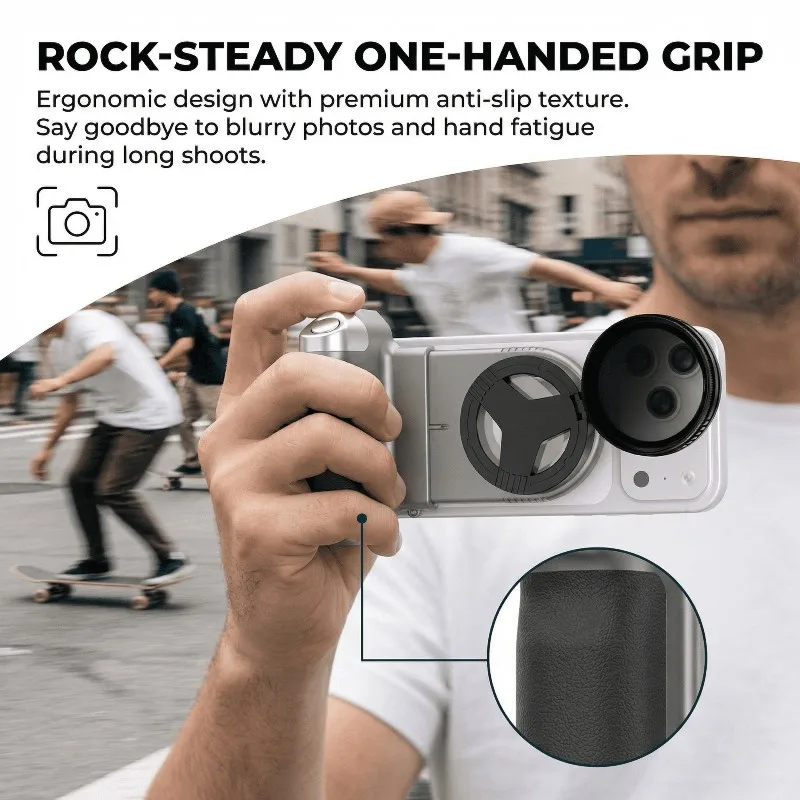 

New Design~ For Smartphone Compatible GP-06+ Filter Bluetooth Remote Control Photography Stabilizer