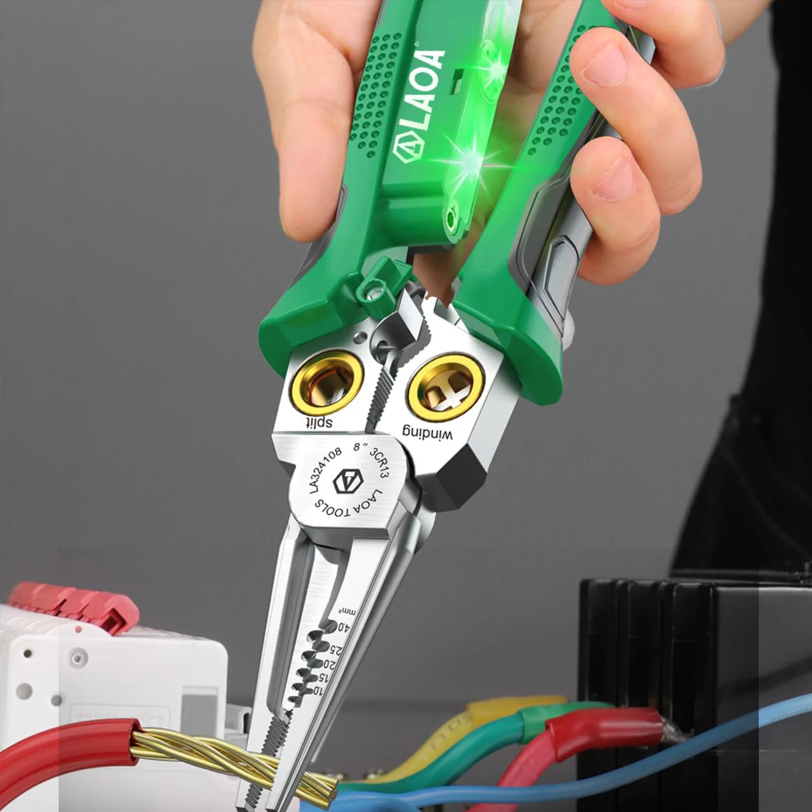 Multi-function Wire Stripping Pliers Super Easy Operation Electrical Crimping Tool Suitable for Repairing Wiring Problems