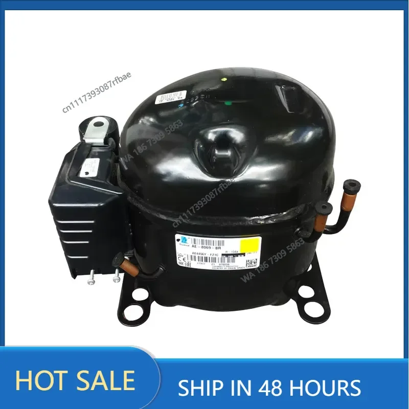 AE4456Y R134a Refrigerator Compressor 50Hz 220-240V Home Use and Hotels Hermetic Motor Reciprocating Compressor