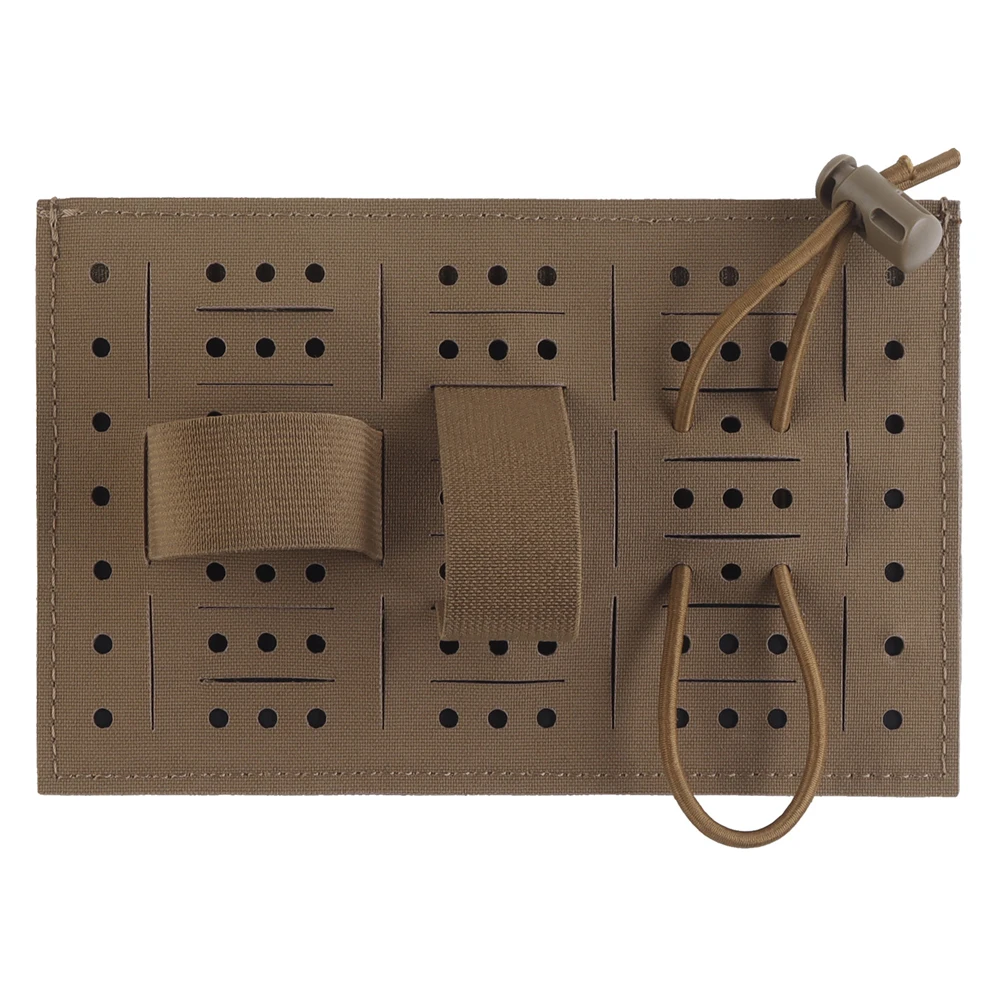 Tactical Multi-Purpose Configurable Med Tray Insert Mk2 Magic Fastener Plate for Shotgun Mag/Flashlight/Pen/Medical Tool Organiz