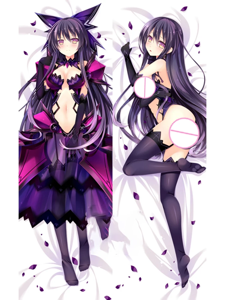 

Dakimakura Anime Pillow Cover Tohka Yatogami Double Sided Print 2Way Cushion Bedding Gifts