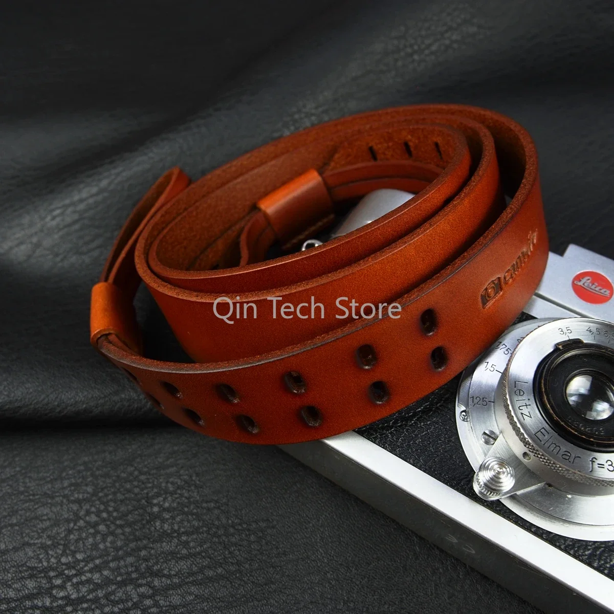 소니 루믹스 니콘 캐논 후지필름 라이카용 수제 가죽 소가죽 카메라 넥 스트랩 카메라 운반 벨트 DSLR 스트랩 그립 밴드