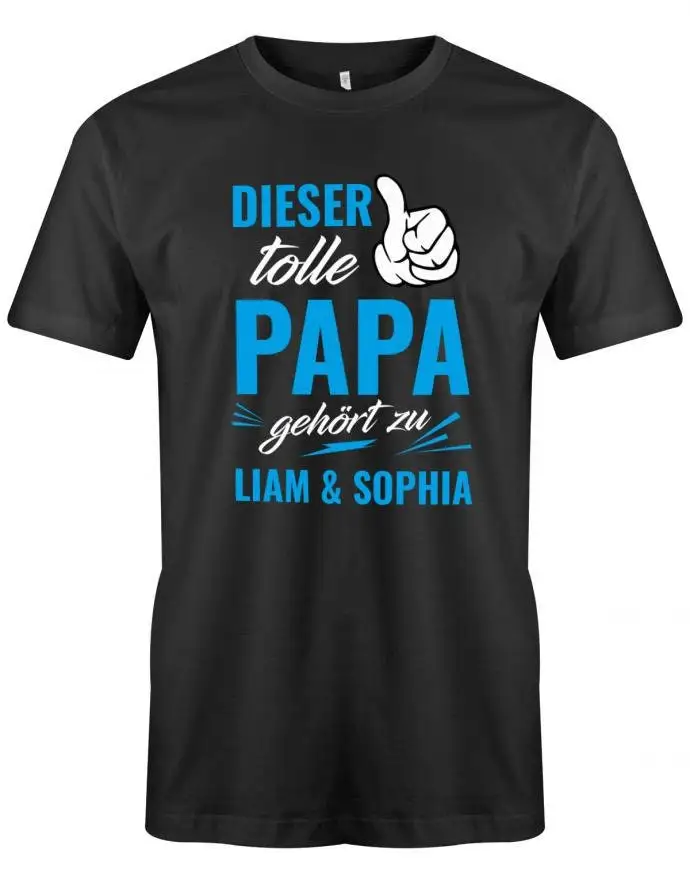 Papa T Shirt Personalisiert Dieser Tolle Gehört Zu Mit Wunschname Namen Geschenkidee Für