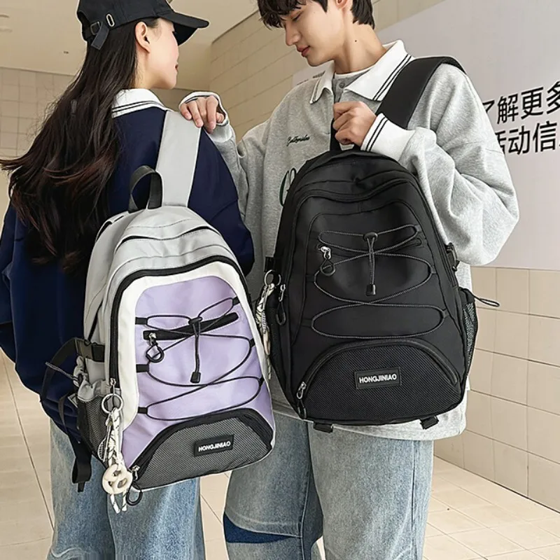 

New Workwear Style Backpack For Men And Women, Fashionable Large Capacity Backpack For College