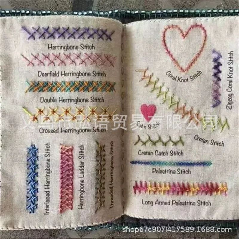 

Новая швейная книга, креативная домашняя швейная страница, книга, лен, сделай сам