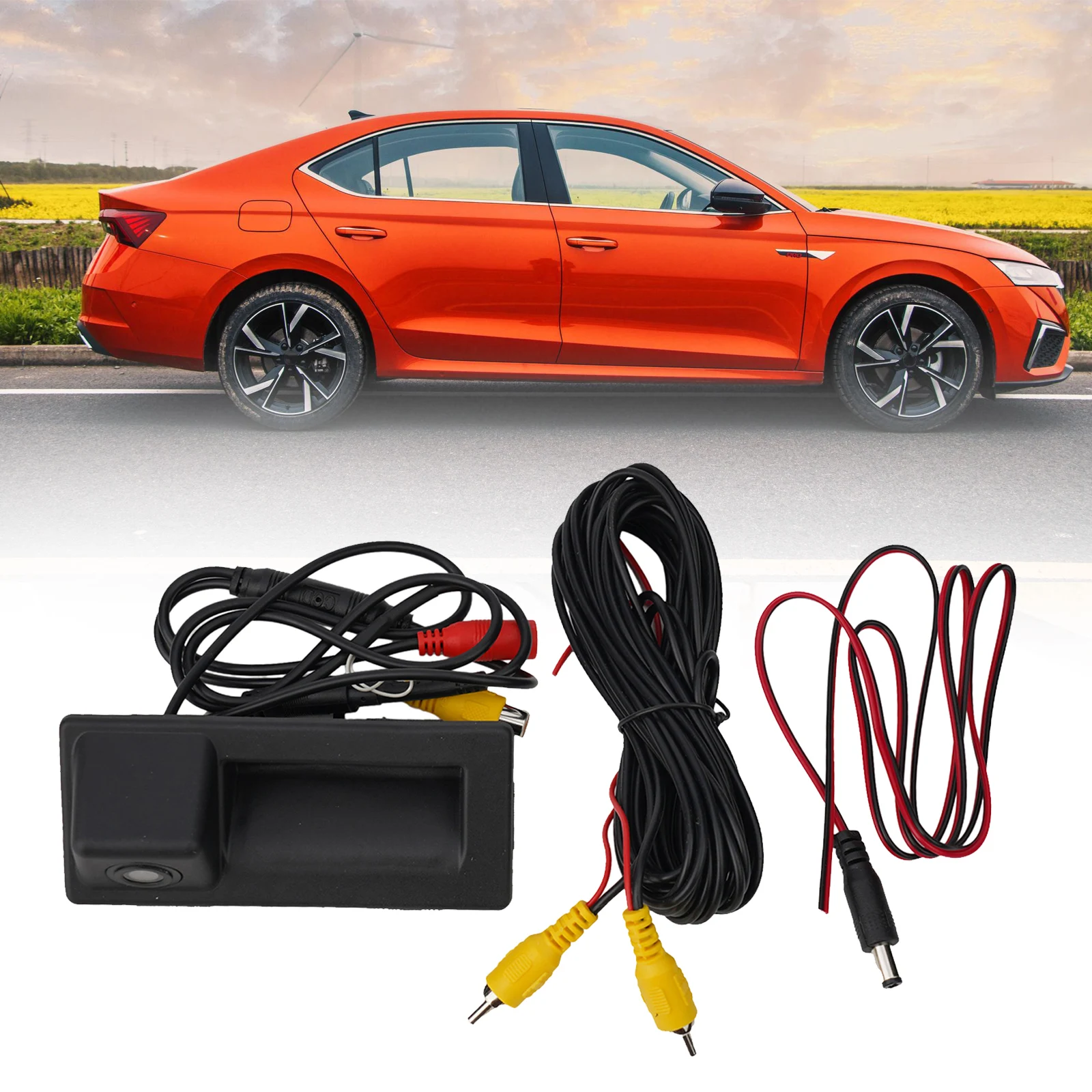 Car Camera Assemble Black Easy To Install Rear View Camera Reversing Camera Ultra-low Illumination High Quality