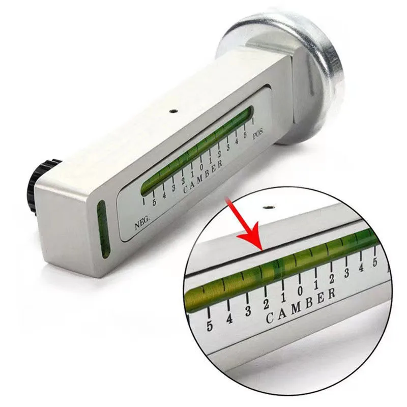 1 PC Automotive Four-Wheel Alignment Magnetic Level Horizontal Ruler Camber Angle Adjustment Auxiliary Tool