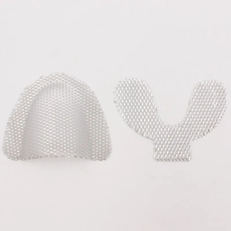 20Pcs Denture Reinforcement Mesh Palatal Retention Dental Impression Metal Net Trays Denture Lab Materials