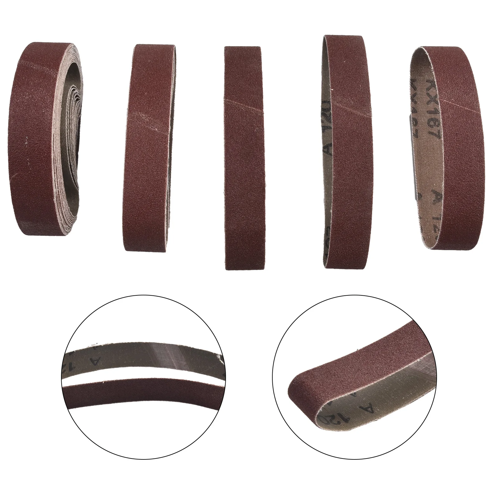 

20pcs 120/320/600Grit Polishing Machine Sanding Belts For Polishing Crafts Carving Woodworking Polishing Tools 25x330mm