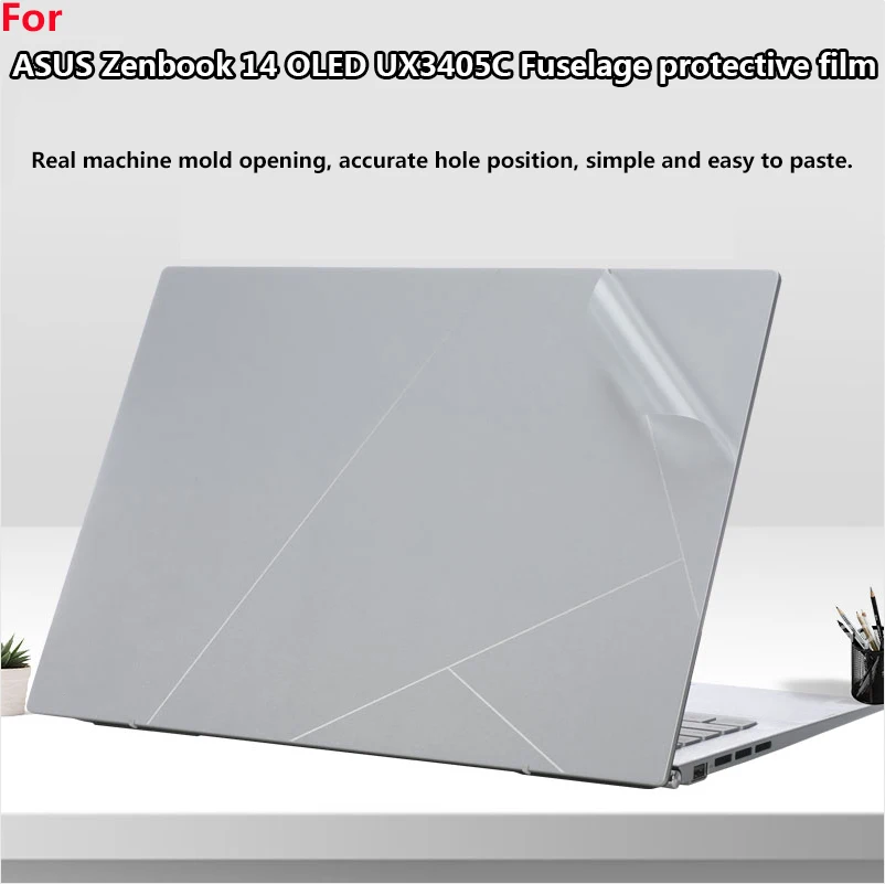 Para Asus Zenbook 14 OLED UX3405C 2025 película corporal Q425M notebook UX3404 UM3406 Q410V película de protección contra arañazos de belleza corporal.