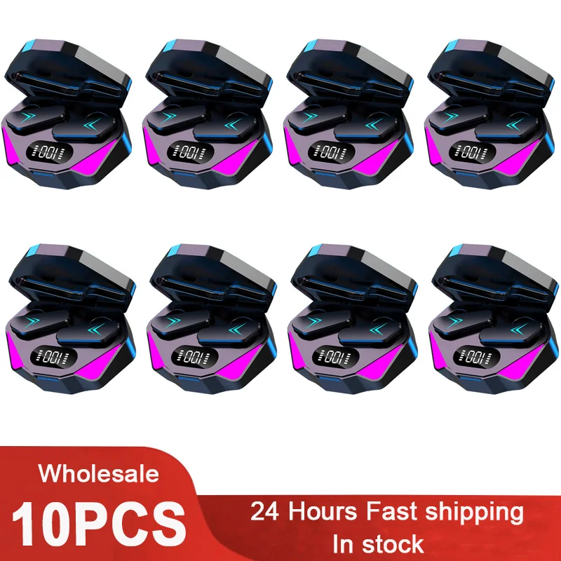 

Bluetooth Earphone X15 Stereo Gaming Headset TWS Wireless Headphone Music Earbuds with for Smartphone 10 Pieces