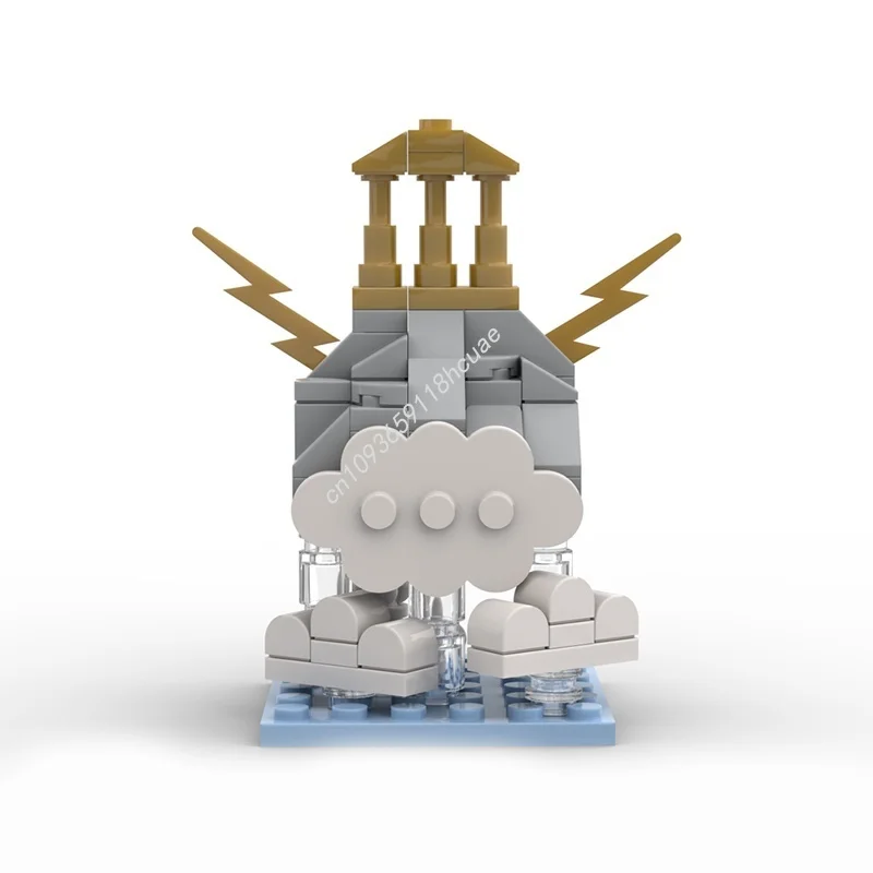 ตัวต่อ MOC Mount Olympus 76 ชิ้น แบบไมโครบล็อก รุ่นดิสนีย์ ของเล่นตัวต่อประกอบเอง ของขวัญคริสต์มาส ไอเดียของขวัญสำหรับเด็ก